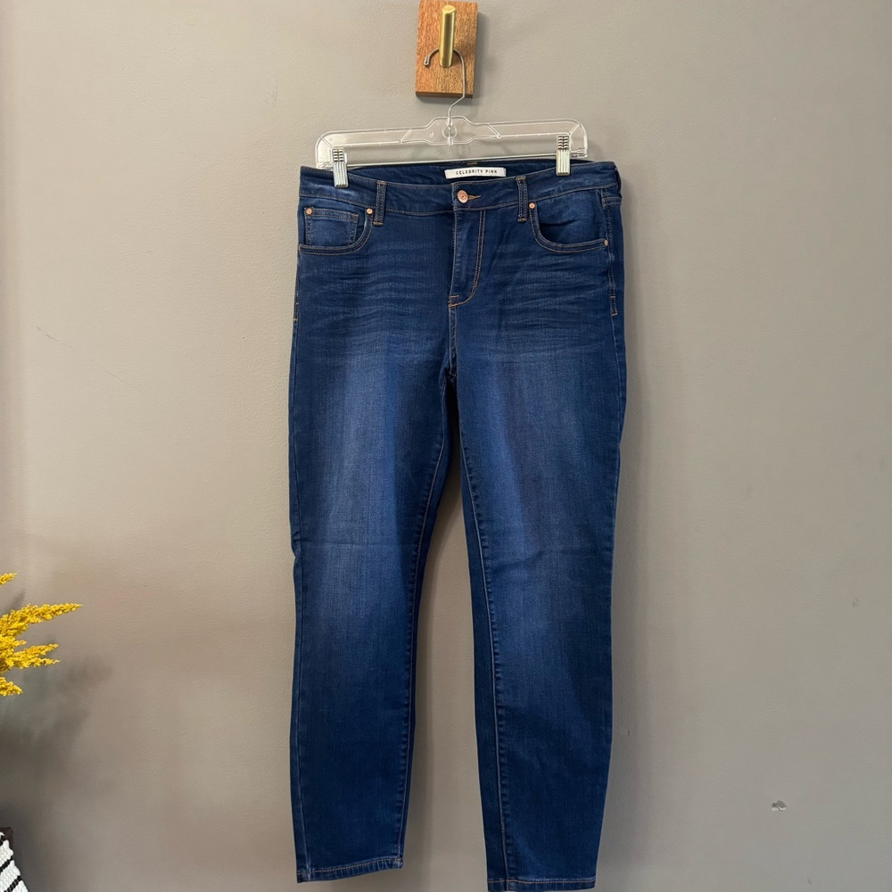 Celebrity Pink Classic Blue Denim Jeans Size 11/30 Midrise Skinny
